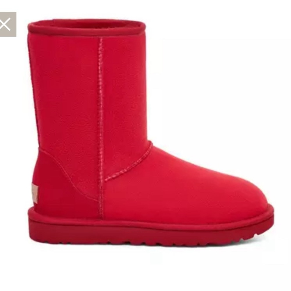 New UGG Classic Short Boots- Red